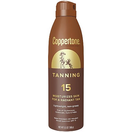 Coppertone Tanning Sunscreen Spray SPF 15