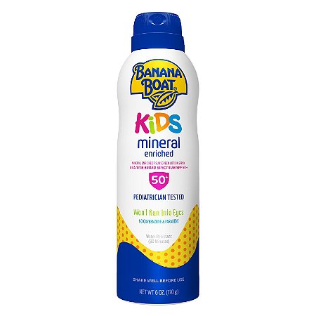 Banana Boat Kids Mineral Enriched Sunscreen Spray SPF 50+