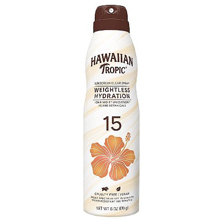 Hawaiian Tropic Silk Hydration Weightless Sunscreen Spray - SPF 15