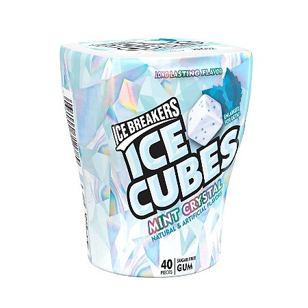 Ice Breakers Ice Cubes Sugar Free Mint Crystal Gum