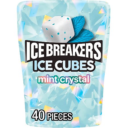 Ice Breakers Ice Cubes Sugar Free Mint Crystal Gum