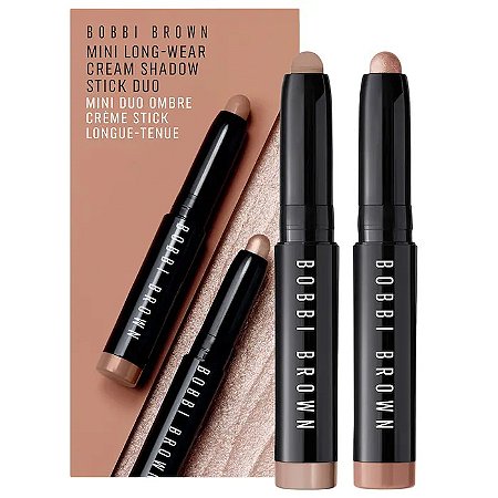 Bobbi Brown Mini Long-Wear Cream Eyeshadow Stick Duo Set - Edição Limitada