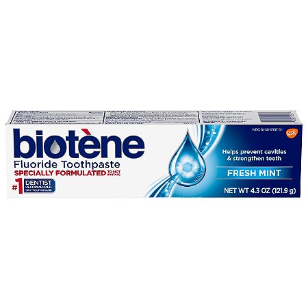 Biotene Original Sugar Free Fluoride Toothpaste for Dry Mouth Fresh Mint