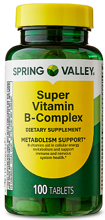 Spring Valley Super Vitamin B-Complex Dietary Supplement
