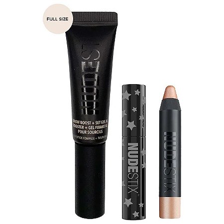 Nudestix Brows & Lashes 3pc Kit - Edição Limitada