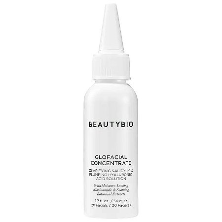 BeautyBio GLOfacial Clarifying Salicylic & Plumping Hyaluronic Acid Concentrate