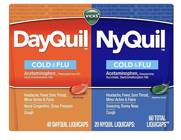 Vicks Dayquil Nyquil Cold & Flu Relief