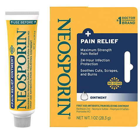 Neosporin Neosporin + Pain Relief Dual Action Topical Antibiotic Ointment
