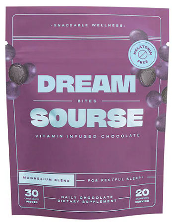 Sourse Dream Bites – Vegan Magnesium Infused Chocolate Supplements for Beauty Sleep