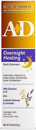 A+D Overnight Healing Diaper Rash Ointment