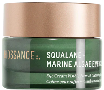 Biossance  Mini Squalane + Marine Algae Eye Cream for Fine Lines & Dark Circles