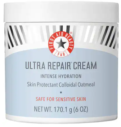 First Aid Beauty  Ultra Repair® Cream Intense Hydration – Face and Body Moisturizer for Skin Repair
