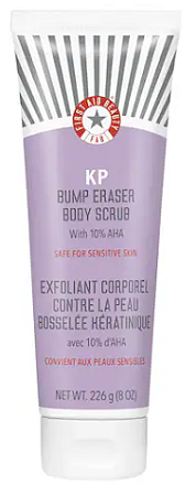 First Aid Beauty  KP Bump Eraser Body Scrub with 10% AHA – Body Exfoliant for Keratosis Pilaris