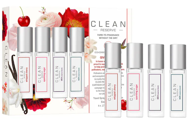 CLEAN RESERVE  RESERVE Giving Back Travel Spray Fragrance Gift Set