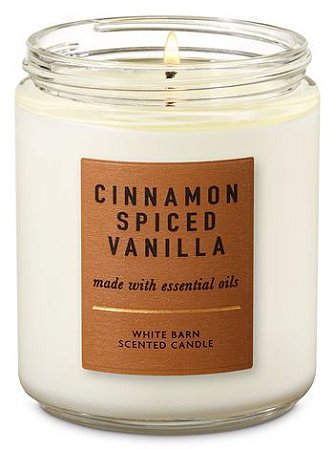 Cinnamon Spiced Vanilla Single wick Candle