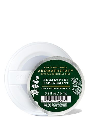 Aromatherapy Eucalyptus Spearmint Car Fragrance Refill