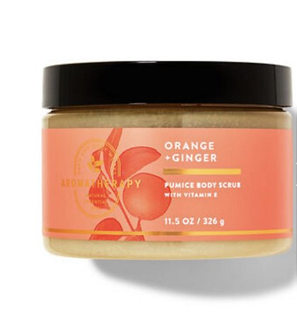 Aromatherapy Orange Ginger Pumice Body Scrub