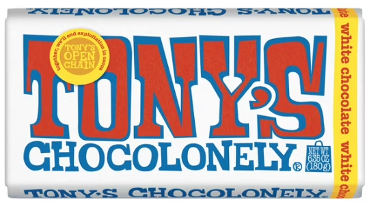 Tony's Chocolonely White Chocolate Bar