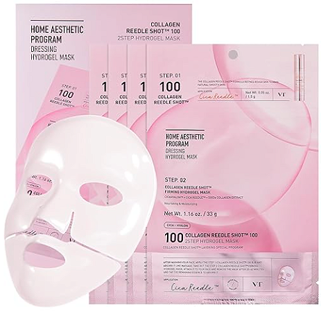 VT COSMETICS Collagen Reedle Shot 100 2-Step Hydrogel Mask
