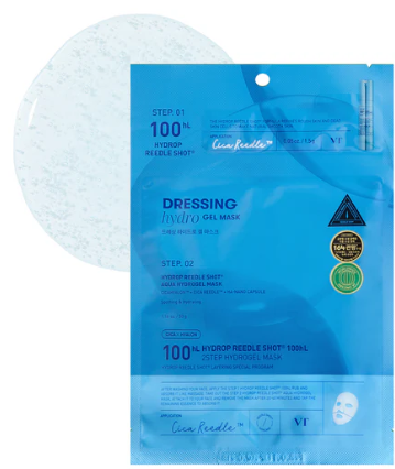 VT COSMETICS Hydrop Reedle Shot 100hl 2-Step Hydrogel Mask