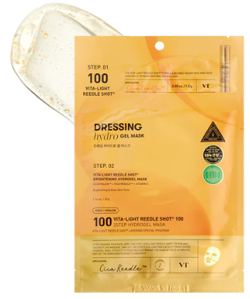 VT COSMETICS Vita-Light Reedle Shot 100 2-Step Hydrogel Mask