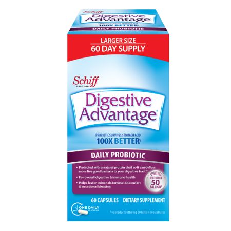 Schiff Digestive Advantage Daily Probiotic Dietary Supplements