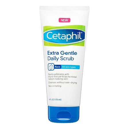 Cetaphil Extra Gentle Daily Scrub, Exfoliating Face Wash