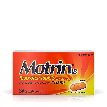 Motrin IB Ibuprofen Aches and Pain Relief