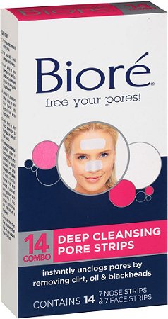 Bioré Combo Pack Deep Cleansing Pore Strips Face/Nose