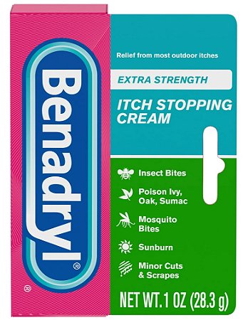 Benadryl Extra Strength Itch Relief Cream, Topical Analgesic