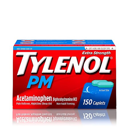 Tylenol PM Extra Strength Pain Reliever & Sleep Aid Caplets