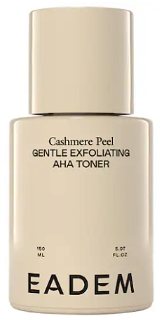 EADEM  Cashmere Peel Gentle AHA + PHA Exfoliating Toner with 9% Lactic, Azelaic, Tranexamic Acids