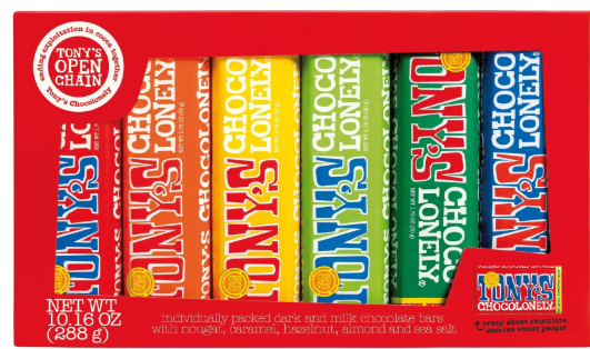 Tony's Chocolonely Chocolate Bar Pack