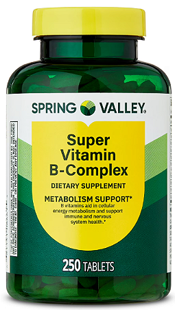 Spring Valley Super Vitamin B-Complex Dietary Supplement