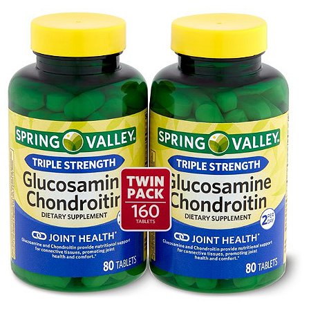 Spring Valley Triple Strength Glucosamine Chondroitin Tablets