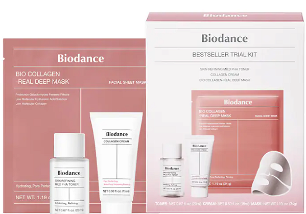 Biodance  Bestseller Trial Kit for Gentle Exfoliation, Skin Smoothing, and Pore Perfecting