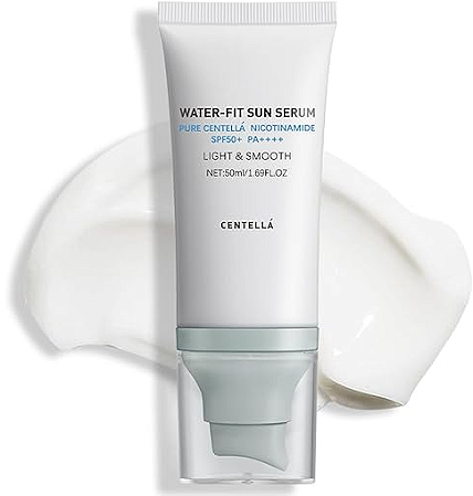SKIN1004 Centella Sunscreen SPF 50 PA++++, Hyalu Cica Water-Fit Sun Serum