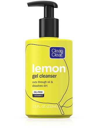 Clean & Clear Lemon Gel Cleanser with Vitamin C