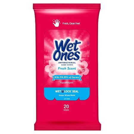 Wet Ones Antibacterial Wipes Travel Pack