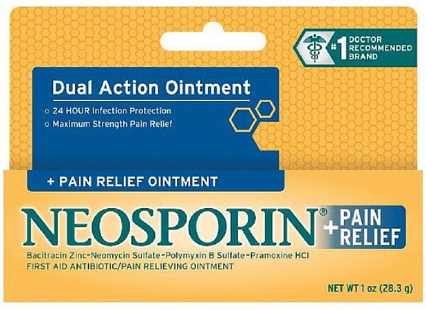 Neosporin + Pain Relief Dual Action Topical Antibiotic Ointment
