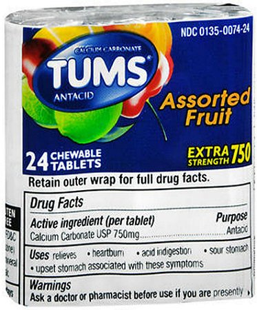 Tums Tablets Assorted Fruit