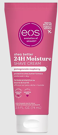 eos Shea Better Travel Shave Cream - Pomegranate Raspberry
