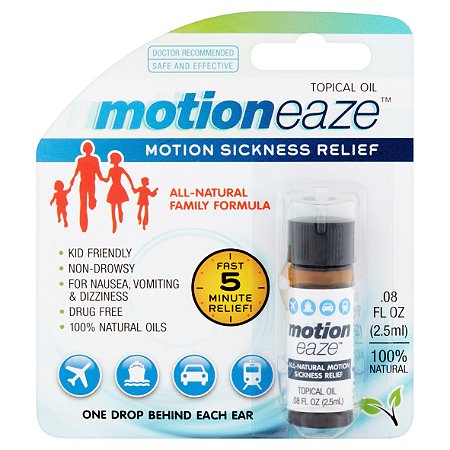 Motioneaze Motion Sickness Relief Topical Oil