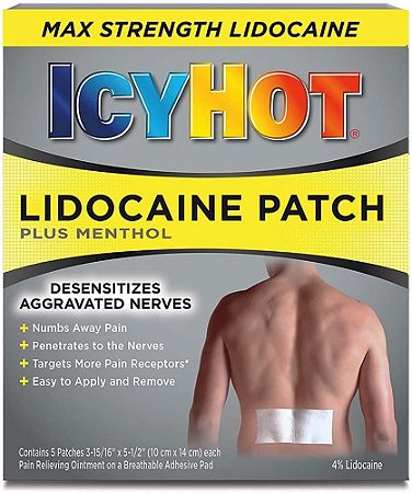 Icy Hot Lidocaine Patch Plus Menthol