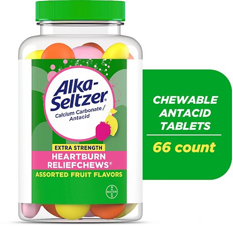 Alka-Seltzer Extra Strength Heartburn Relief Chews Assorted Fruit