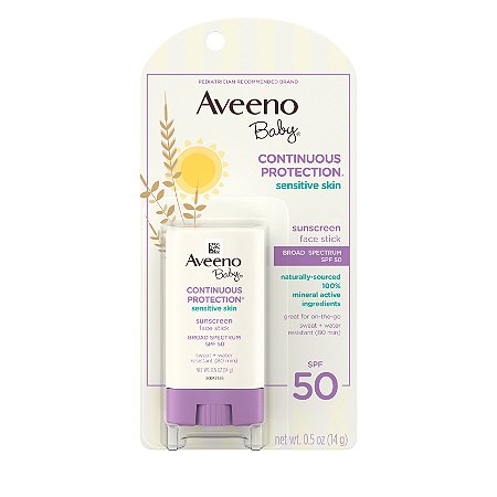 Aveeno Baby Sensitive Skin Sunscreen Stick SPF 50