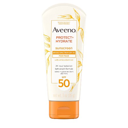 Aveeno Protect + Hydrate Face Sunscreen Lotion