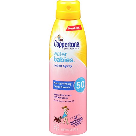 Coppertone Water Babies Sunscreen Quick Cover Spray SPF 50