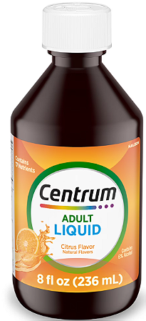 Centrum Liquid Adult Multivitamin Orange Tangerine Flavor