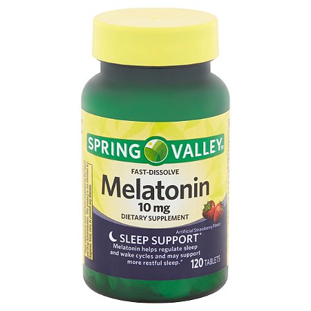 Spring Valley Fast-Dissolve Melatonin Tablets